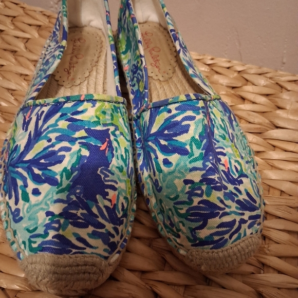 Lilly Pulitzer Lia Espadrille Clolrful Summer Vacation NWOT 8 - Picture 3 of 6
